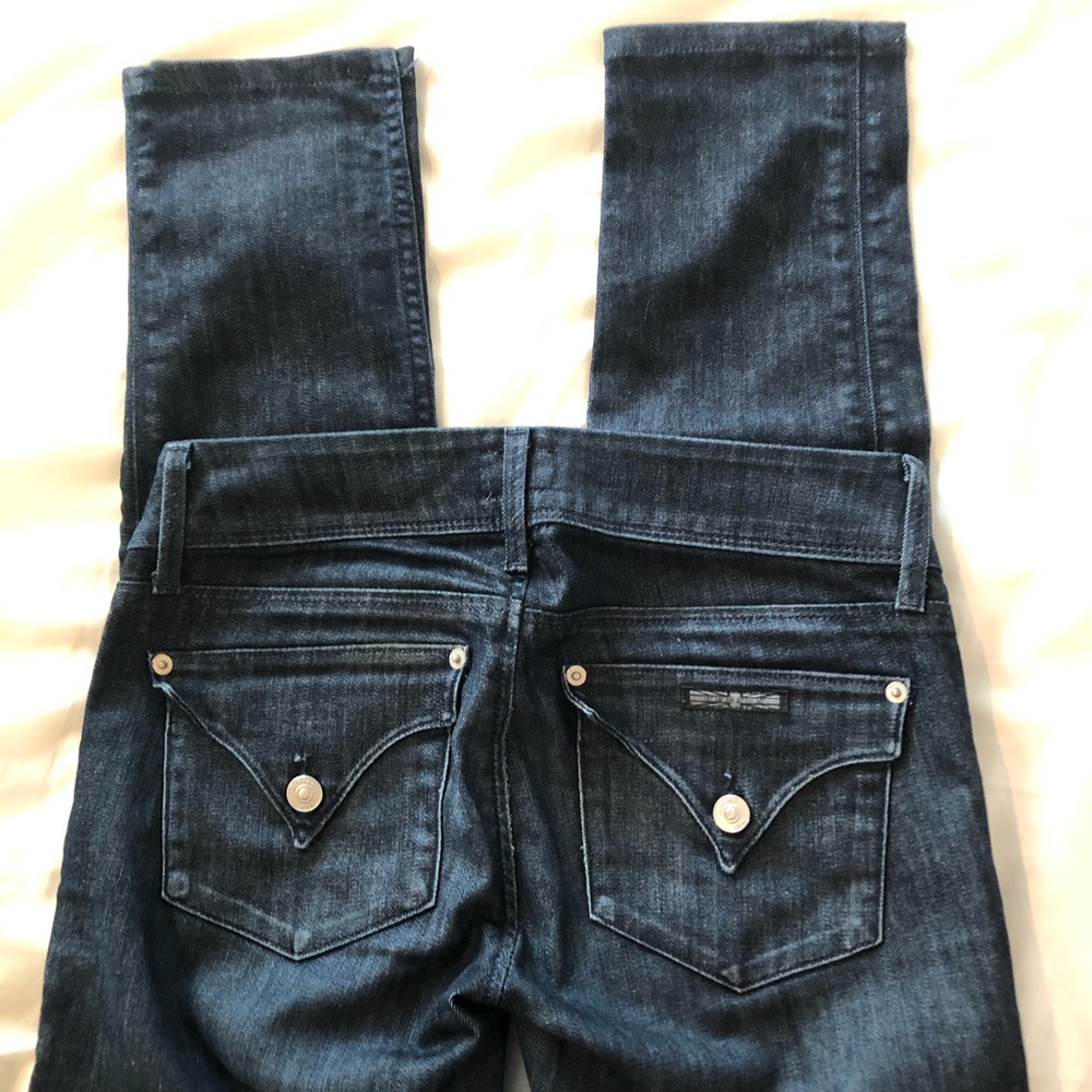 Hudson dark blue cropped jeans
